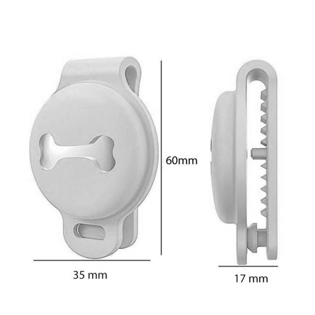Etui do lokalizatora Apple AirTag dla psa na obrożę szelki Różowy