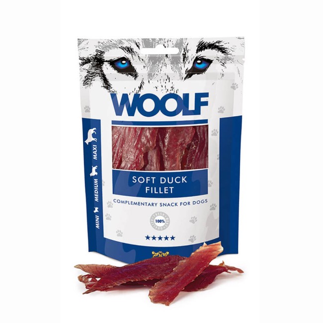 Woolf Soft Duck Jerky Fillet 100g