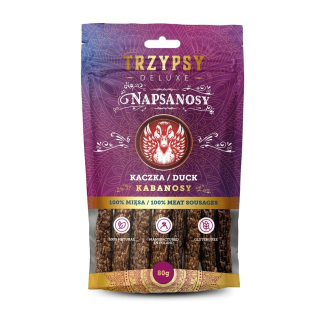 TRZYPSY Napsanosy kabanosy z kaczki 80g
