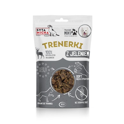 Syta Micha trenerki z jeleniem 80g