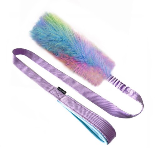Szarpak dla psa BUNGEE  Wrzosowy Rainbow